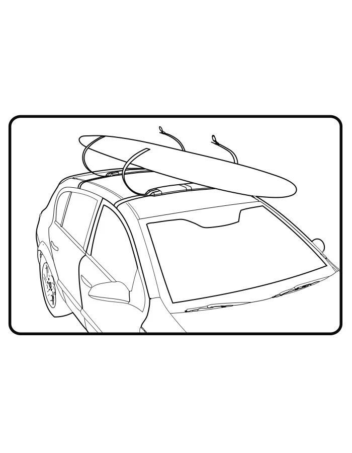 FCS D-RING PREMIUM SINGLE SUP SOFT RACKS 3 FCS D-RING PREMIUM SINGLE SUP SOFT RACKS - Image 3