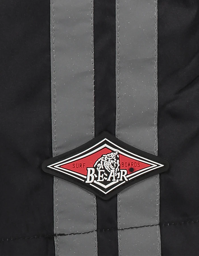 BEAR SURFBOARDS BOARDSHORTS VOLLEY MALIBU BLACK 4 BEAR SURFBOARDS BOARDSHORTS VOLLEY MALIBU BLACK - Image 4