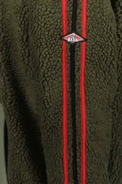 BEAR SURFBOARDS FURRY HOODIE FULL ZIP BEETLE -Ride The Boards bear surfboards furry hoodie felpa zip in pile con cappuccio 1