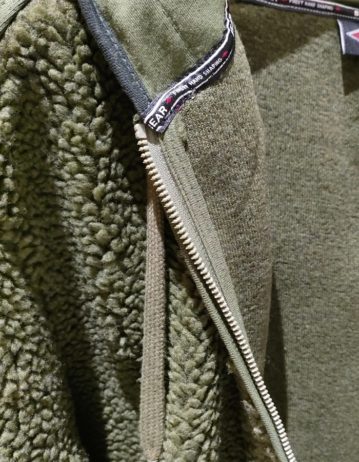 BEAR SURFBOARDS FURRY HOODIE FULL ZIP BEETLE - Image 4