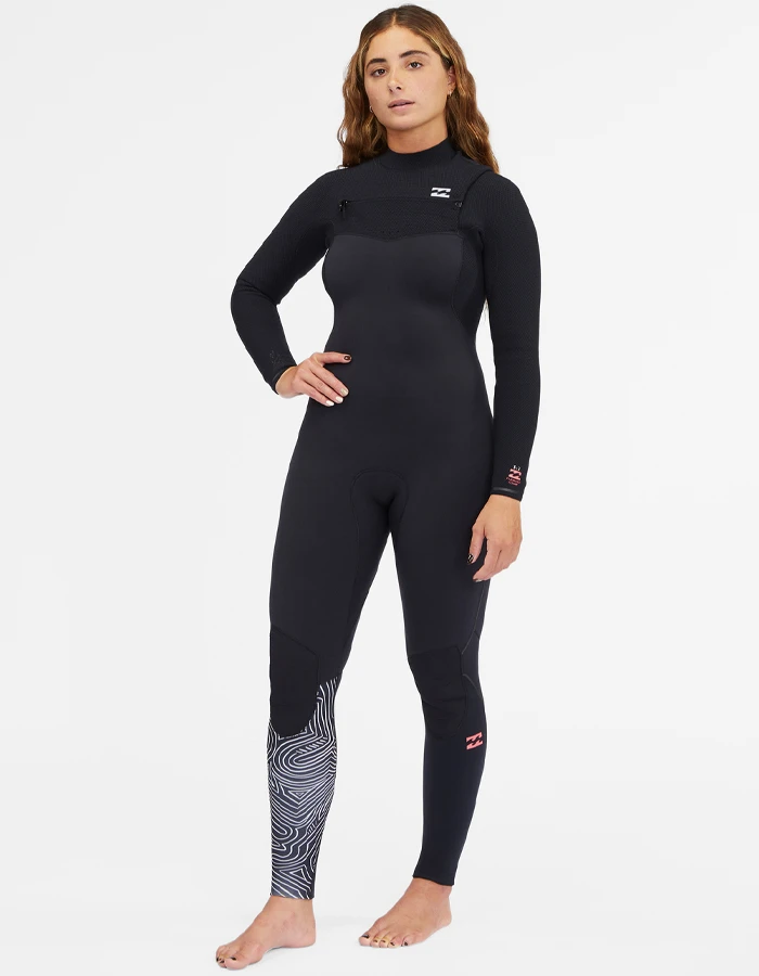 BILLABONG 4/3 FURNACE CHEST ZIP WETSUIT FOR WOMEN 2 BILLABONG 4/3 FURNACE CHEST ZIP WETSUIT FOR WOMEN - Image 2