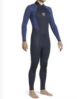 BILLABONG INTRUDER 3/2 MM BACK ZIP NAVY -Ride The Boards billabong intruder 3 2 mm back zip navy