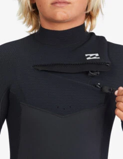 BILLABONG REVOLUTION 4/3 MM CHEST ZIP BOYS 8-14 BLACK 7 BILLABONG REVOLUTION 4/3 MM CHEST ZIP BOYS 8-14 BLACK -Ride The Boards billabong revolution 4 3 mm chest zip muta ragazzo 3