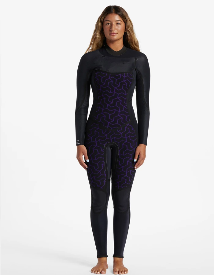 BILLABONG 5/4 SYNERGY CHEST ZIP WETSUIT FOR WOMEN 3 BILLABONG 5/4 SYNERGY CHEST ZIP WETSUIT FOR WOMEN - Image 3