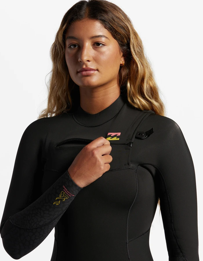 BILLABONG 5/4 SYNERGY CHEST ZIP WETSUIT FOR WOMEN 6 BILLABONG 5/4 SYNERGY CHEST ZIP WETSUIT FOR WOMEN - Image 6