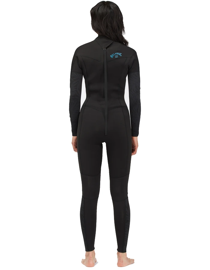 BILLABONG 5/4 SYNERGY BACK ZIP WETSUIT FOR WOMEN 2 BILLABONG 5/4 SYNERGY BACK ZIP WETSUIT FOR WOMEN - Image 2