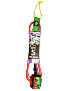 CATCH SURF BEATER PRO COMP LEASH 5' -Ride The Boards catch surf beater 5 pro comp leash