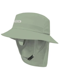 FCS ESSENTIAL SURF BUCKET HAT ICEBERG GREEN