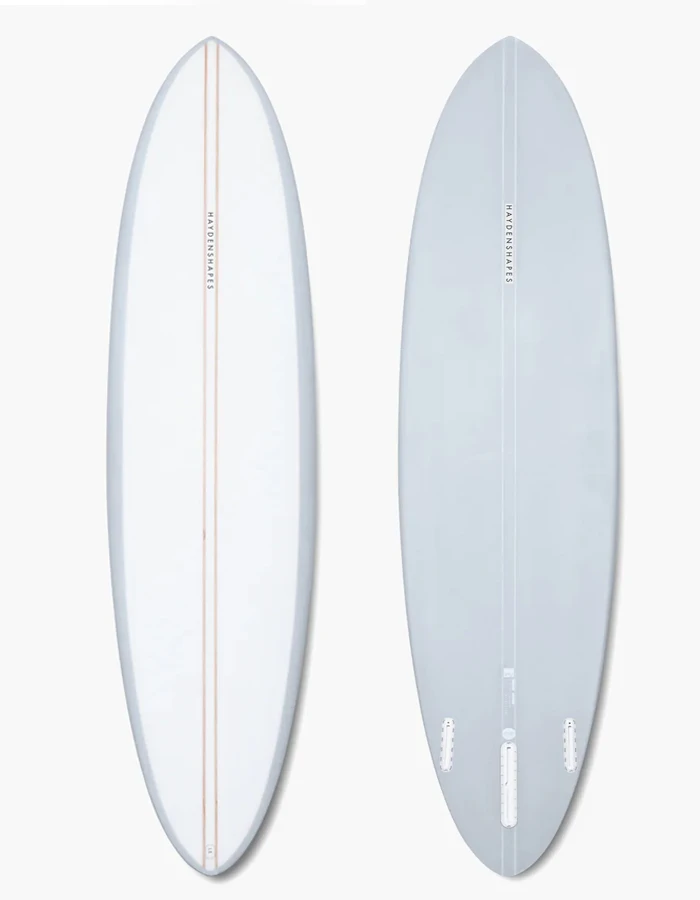 HAYDENSHAPES MID LENGTH GLIDER PU FUTURES 2+1 BLUE TILE 1 HAYDENSHAPES MID LENGTH GLIDER PU FUTURES 2+1 BLUE TILE