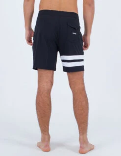 HURLEY BLOCK PARTY BOARDSHORTS 18" BLACK WHITE -Ride The Boards hurley block party boardshorts 18 black white 4