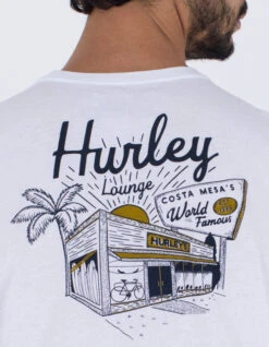 HURLEY EVERYDAY HURLEY'S TEE WHITE -Ride The Boards hurley t shirt everyday hureley s white 1