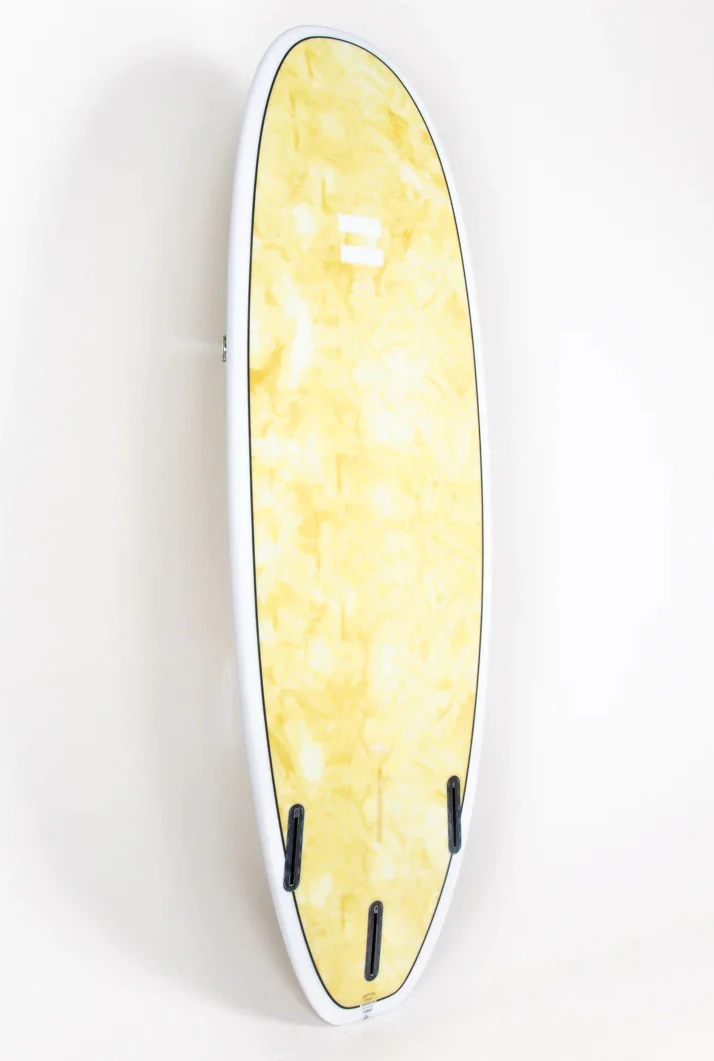 INDIO 7'0" ENDURANCE PLUS SWIRL EFFECT YELLOW FUNBOARD 2 INDIO 7'0" ENDURANCE PLUS SWIRL EFFECT YELLOW FUNBOARD - Image 2