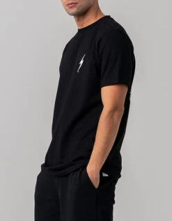 LIGHTNING BOLT BOLTOUR TEE BLACK -Ride The Boards lightning bolt boltour t shirt black 1