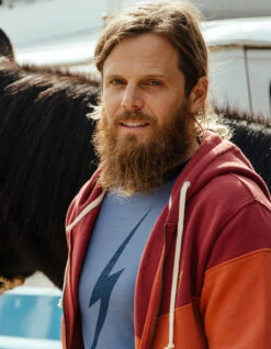 LIGHTNING BOLT FOREVER LONG SLEEVE HAWAIIAN OCEAN (B GRADE) -Ride The Boards lightning bolt forever long sleeve hawaiian ocean