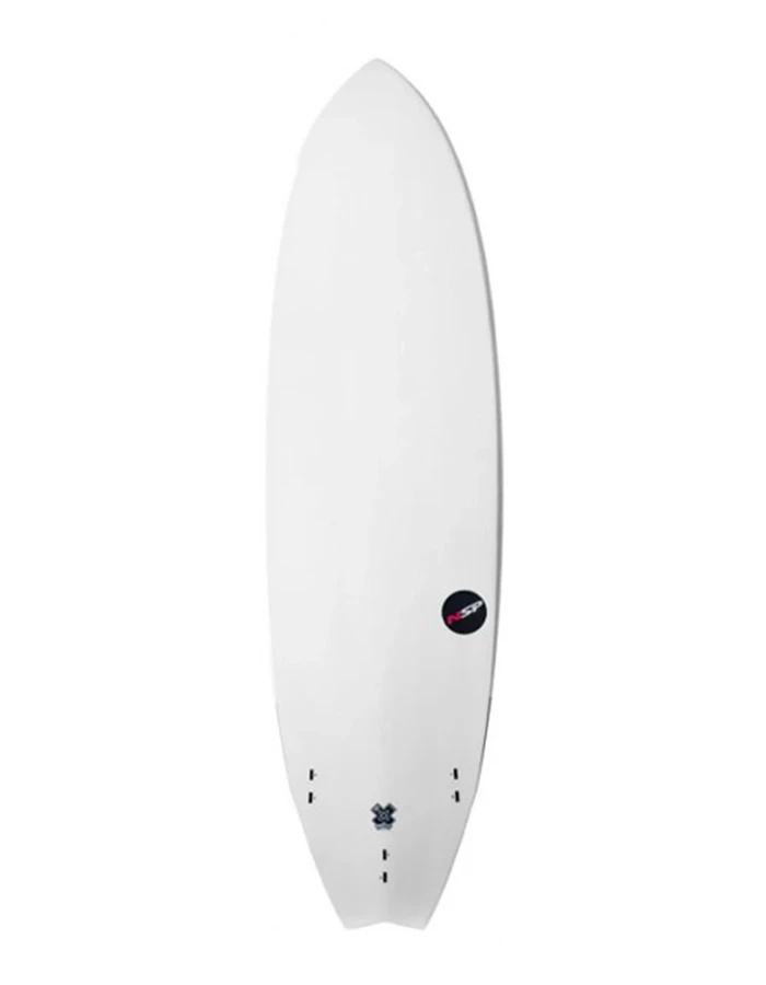 NSP 6'0" SURFBOARD PROTECH FISH WHITE 3 NSP 6'0" SURFBOARD PROTECH FISH WHITE - Image 3