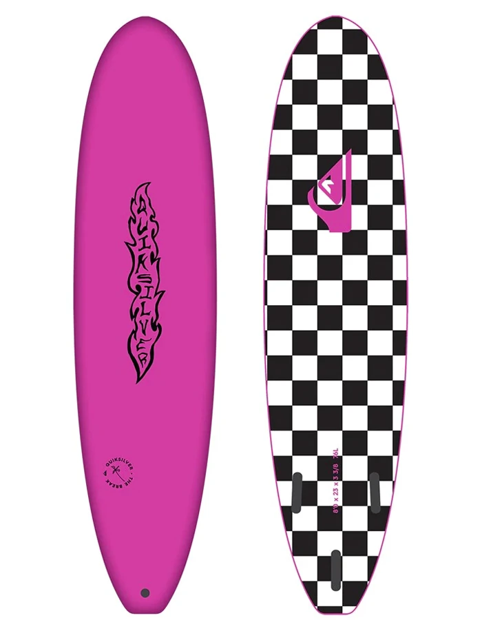 QUIKSILVER SOFTBOARD SOFT BREAK 8’0" PINK 1 QUIKSILVER SOFTBOARD SOFT BREAK 8’0" PINK