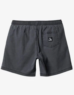 QUIKSILVER TAXER 17" ELASTICATED SHORTS BLACK -Ride The Boards quiksilver bermuda taxer 17 black 1