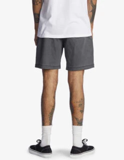 QUIKSILVER TAXER 17" ELASTICATED SHORTS BLACK -Ride The Boards quiksilver bermuda taxer 17 black 7