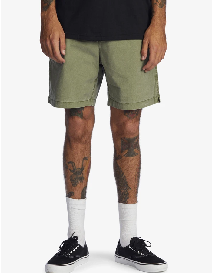 QUIKSILVER TAXER 17" ELASTICATED SHORTS FOUR LEAF CLOVER 5 QUIKSILVER TAXER 17" ELASTICATED SHORTS FOUR LEAF CLOVER - Image 5