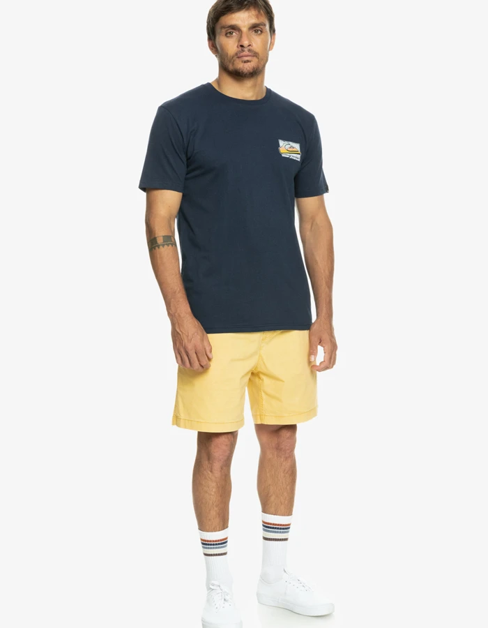 QUIKSILVER TAXER 17" ELASTICATED SHORTS RATTAN 4 QUIKSILVER TAXER 17" ELASTICATED SHORTS RATTAN - Image 4