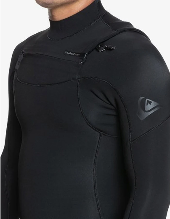 QUIKSILVER 3/2 EVERYDAY SESSIONS FRONT ZIP WETSUIT BLACK 6 QUIKSILVER 3/2 EVERYDAY SESSIONS FRONT ZIP WETSUIT BLACK - Image 6