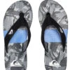 QUIKSILVER MOLOKAI LAYBACK SANDALS BLACK BLUE