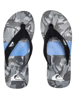 QUIKSILVER MOLOKAI LAYBACK SANDALS BLACK BLUE