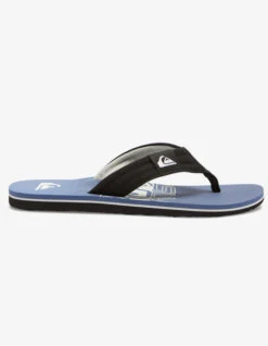 QUIKSILVER MOLOKAI LAYBACK II SANDALS BLUE WHITE BLUE 5 QUIKSILVER MOLOKAI LAYBACK II SANDALS BLUE WHITE BLUE -Ride The Boards quiksilver infradito molokai layback ii blue white blue 2