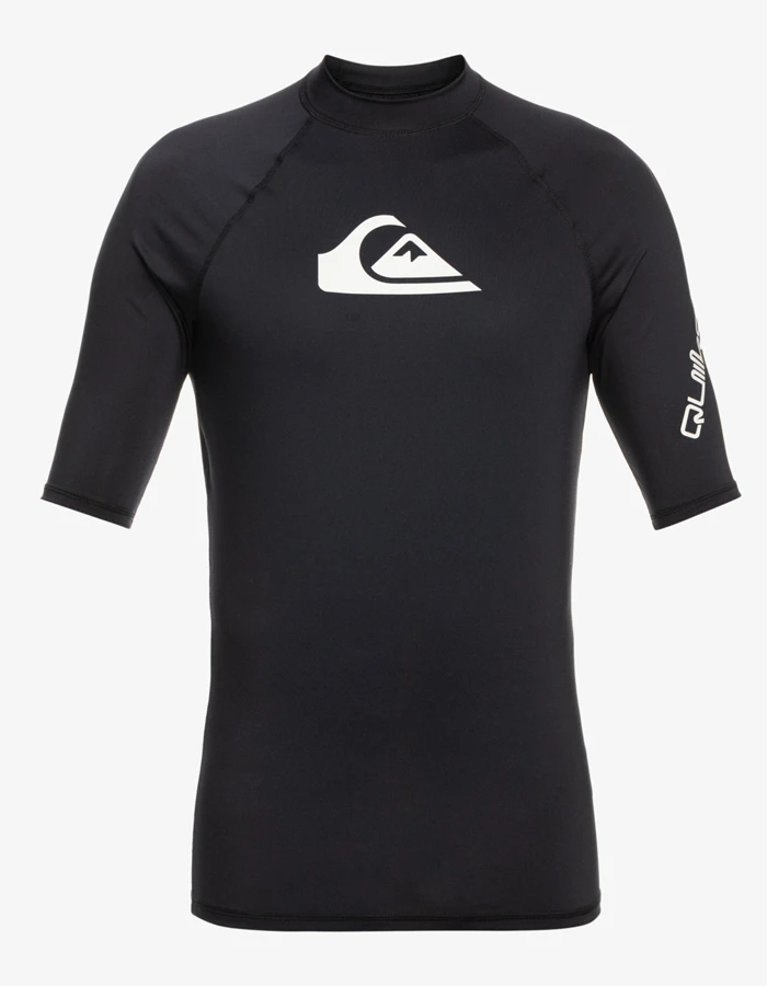QUIKSILVER LYCRA SURF ALL TIME MANICA CORTA UPF50 BLACK 1 QUIKSILVER LYCRA SURF ALL TIME MANICA CORTA UPF50 BLACK