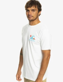 QUIKSILVER OCEAN BED T-SHIRT WHITE -Ride The Boards quiksilver ocean bed t shirt white 4