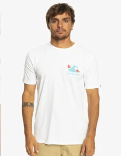 QUIKSILVER OCEAN BED T-SHIRT WHITE -Ride The Boards quiksilver ocean bed t shirt white 5
