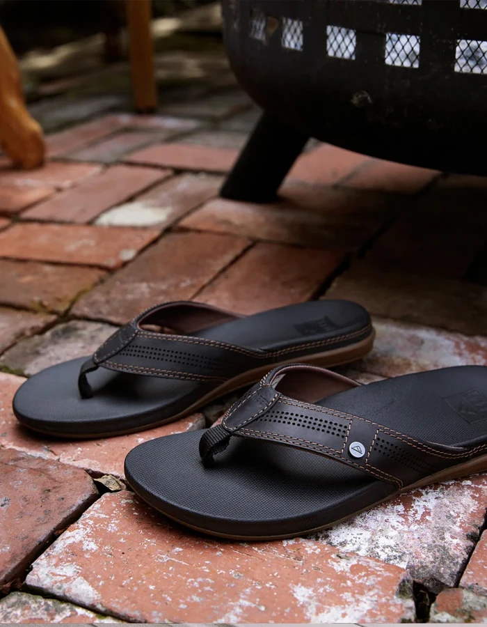 REEF SANDALS CUSHION LUX BLACK BROWN 5 REEF SANDALS CUSHION LUX BLACK BROWN - Image 5
