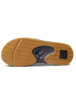 REEF SANDALS FANNING BLACK SILVER -Ride The Boards reef infradito fanning black silver 1