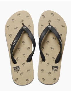 REEF SWITCHFOOT PRINT TAUPE PALMS