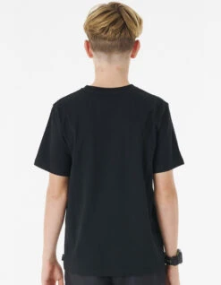 RIP CURL ACTION TEE BOY BLACK -Ride The Boards rip curl action tee ragazzo black 2