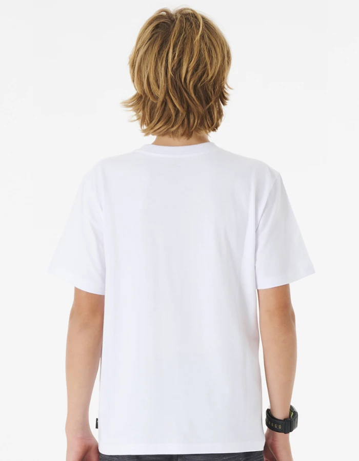 RIP CURL ACTION TEE BOY WHITE 4 RIP CURL ACTION TEE BOY WHITE - Image 4