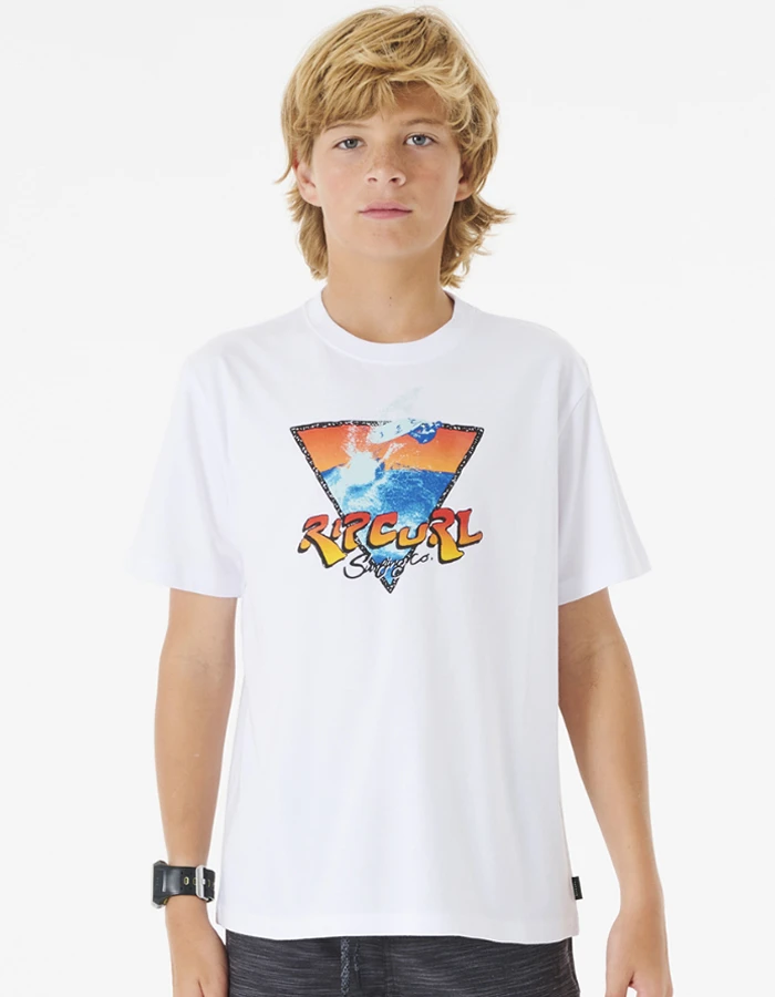 RIP CURL ACTION TEE BOY WHITE 1 RIP CURL ACTION TEE BOY WHITE
