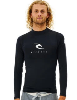RIP CURL CORPS LONG SLEEVE UV TEE BLACK