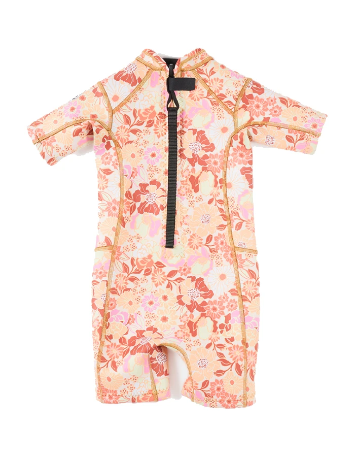 RIP CURL GROMS DAWN PATROL BACK ZIP SPRINGSUIT PEACH 2 RIP CURL GROMS DAWN PATROL BACK ZIP SPRINGSUIT PEACH - Image 2