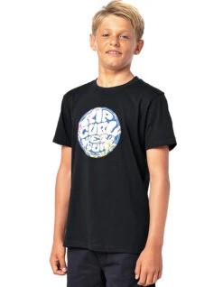RIP CURL FILGREE WETTY TEE BOY BLACK -Ride The Boards rip curl filgree wetty ragazzo black 2