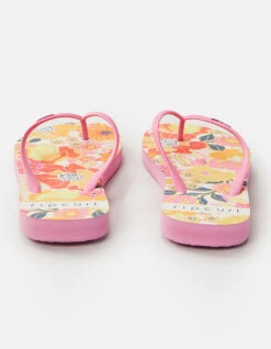 RIP CURL FLORAL WAVE SHAPERS OPEN TOE BONE -Ride The Boards rip curl floral wave shapers infradito bone 4