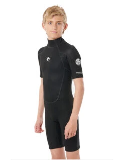 RIP CURL JUNIOR FREELITE 2MM SHORT SLEEVE SPRINGSUIT BACKZIP -Ride The Boards rip curl junior freelite muta prmaverile back zip 2