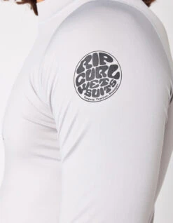 RIP CURL CORPS SHORT SLEEVE UV TEE GREY -Ride The Boards rip curl lycra corps grey 1