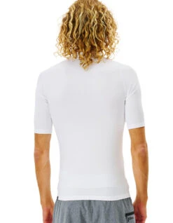 RIP CURL CORPS SHORT SLEEVE UV TEE WHITE -Ride The Boards rip curl lycra corps white 3