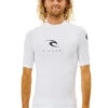 RIP CURL CORPS SHORT SLEEVE UV TEE WHITE