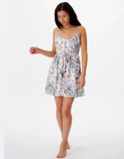 RIP CURL MINI DRESS LIGHT BLUE -Ride The Boards rip curl mini dress donna light blue 2