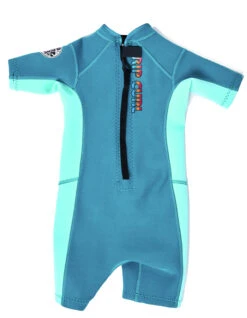 RIP CURL GROMS OMEGA BACK ZIP SPRINGSUIT AQUA -Ride The Boards rip curl omega muta estiva groms back zip aqua