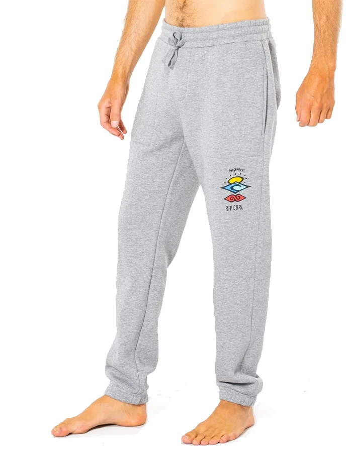 RIP CURL SEARCH LOGO TRACK PANT BLACK 1 RIP CURL SEARCH LOGO TRACK PANT BLACK