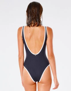 RIP CURL PREMIUM SURF CHEEKY ONE PIECE BLACK -Ride The Boards rip curl premium surf cheeky costume intero black