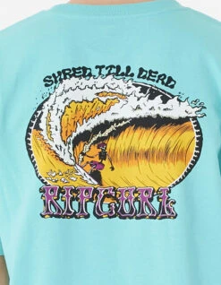 RIP CURL SLASHER TEE BOY AQUA 5 RIP CURL SLASHER TEE BOY AQUA -Ride The Boards rip curl slasher tee ragazzo aqua 2